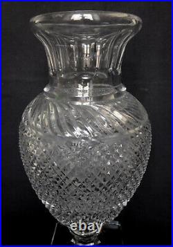 Grand vase de style Empire CRISTAL DE BACCARAT forme balustre époque XIXe siècle