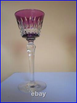 Grand verre Roemer Rhin cristal de couleur Baccarat modèle Piccadilly Violet