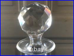Grande carafe en cristal gravé BACCARAT Medicis forme 8470 gravure 8828