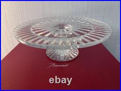Grande coupe présentoir à patisserie mille nuits Cristal de Baccarat