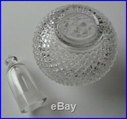 Lampe Muller en cristal de BACCARAT modèle diamant ancètre de Berger, signée