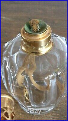 Lampe berger ancienne en cristal de Baccarat Modèle Boule