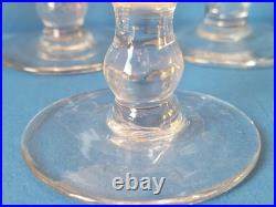Lot 10 verres vin cristal BACCARAT France/mod. 3458 gravé/frise grecque/1900
