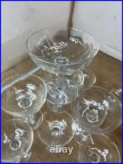 Lot 12 Coupe à champagne modèle Genova en cristal de Baccarat Réf 26/1841