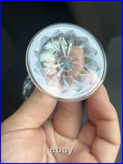 Lot 12 Verres A Vin En Cristal Baccarat modèle à écaille