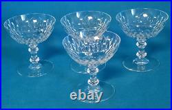 Lot 1 4 coupes à champagne en cristal taillé de BACCARAT modèle Armagnac XX° Lot 1 4 coupes à champagne en cristal taillé de BACCARAT modèle Armagnac XX°