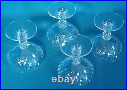 Lot 1 4 coupes à champagne en cristal taillé de BACCARAT modèle Armagnac XX° Lot 1 4 coupes à champagne en cristal taillé de BACCARAT modèle Armagnac XX°