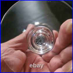 Lot 22 verres à pied en verre Cristal Baccarat MODELE Renaissance Estampillé