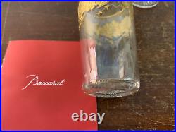 Lot 2 verres à porto doré modèle en cristal de Baccarat (prix des deux verres)