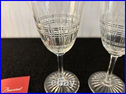 Lot 2 verres à vin blanc modèle Dombasle en cristal de Baccarat (prix des 2)mod2 Lot 2 verres à vin blanc modèle Dombasle en cristal de Baccarat (prix des 2)mod2