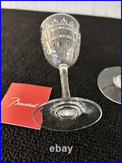 Lot 2 verres à vin blanc modèle Dombasle en cristal de Baccarat (prix des 2)mod3 Lot 2 verres à vin blanc modèle Dombasle en cristal de Baccarat (prix des 2)mod3