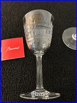 Lot 2 verres à vin rouge modèle Dombasle en cristal de Baccarat (prix des 2)