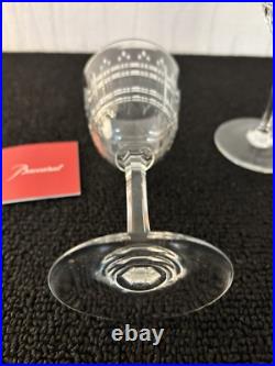 Lot 2 verres à vin rouge modèle Dombasle en cristal de Baccarat (prix des 2)