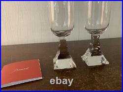 Lot 2 verres modèle Maladetta en cristal de Baccarat (prix des deux)
