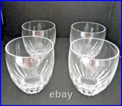 Lot 4 verres Baccarat collection massena
