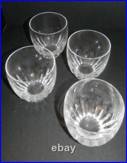 Lot 4 verres Baccarat collection massena