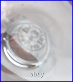 Lot 5 verres à vin Porto cristal de Baccarat signés modèle Talleyrand H 7,2 cm