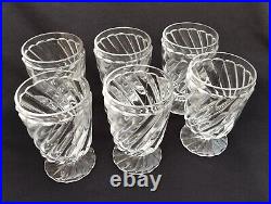 Lot 5 verres bambou baccarat