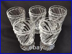 Lot 5 verres bambou baccarat