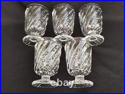 Lot 5 verres bambou baccarat