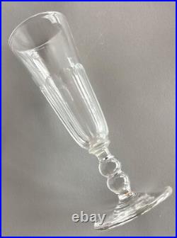 Lot 8 anciennes flûte à Champagne Cristal 19ème pans coupés Saint Louis Baccarat Lot 8 anciennes flûte à Champagne Cristal 19ème pans coupés Saint Louis Baccarat
