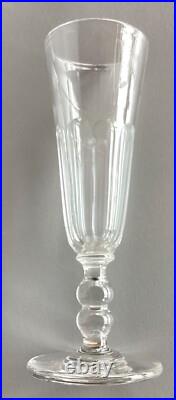 Lot 8 anciennes flûte à Champagne Cristal 19ème pans coupés Saint Louis Baccarat Lot 8 anciennes flûte à Champagne Cristal 19ème pans coupés Saint Louis Baccarat