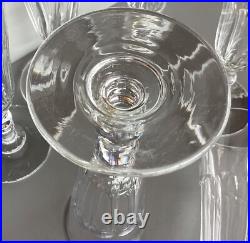 Lot 8 anciennes flûte à Champagne Cristal 19ème pans coupés Saint Louis Baccarat Lot 8 anciennes flûte à Champagne Cristal 19ème pans coupés Saint Louis Baccarat
