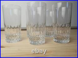 Lot De 5 Verres En Cristal De Baccarat Avec Gravure En Dessous