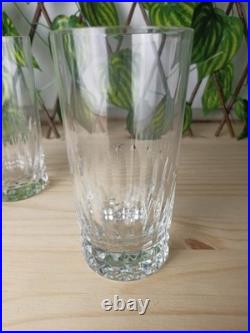 Lot De 5 Verres En Cristal De Baccarat Avec Gravure En Dessous