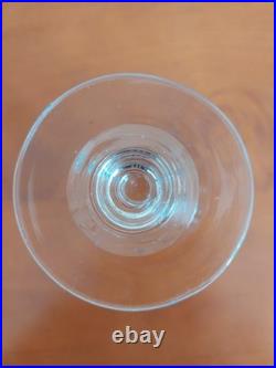 Lot De 6 Verres Cristal Baccarat, Saint Louis Modèle Caton, H 12 cm Vin Cuit