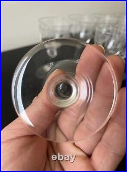 Lot De 7 Verres A Vin Rouge En Cristal De Saint Louis Modèle Millet Non Baccarat