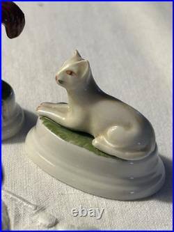 Lot Portes Nom Signé Baccarat Boutique France Animaux Rare et Magnifique