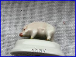 Lot Portes Nom Signé Baccarat Boutique France Animaux Rare et Magnifique