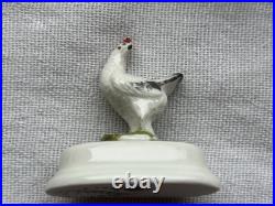 Lot Portes Nom Signé Baccarat Boutique France Animaux Rare et Magnifique