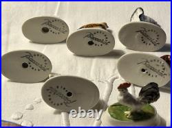 Lot Portes Nom Signé Baccarat Boutique France Animaux Rare et Magnifique