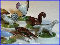 Lot Portes Nom Signé Baccarat Boutique France Animaux Rare et Magnifique