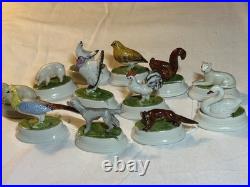 Lot Portes Nom Signé Baccarat Boutique France Animaux Rare et Magnifique