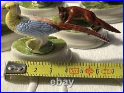 Lot Portes Nom Signé Baccarat Boutique France Animaux Rare et Magnifique
