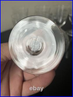 Lot de 12 Verres a Vin Rouge En Cristal Baccarat Modèle athenienne