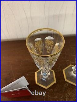 Lot de 2 flutes à champagne modèle Empire en cristal de Baccarat (prix des deux)