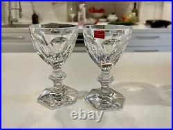 Lot de 2 x Verres Baccarat modèle Harcourt 1841 taille L 13,6 cm Signé 1201103 Lot de 2 x Verres Baccarat modèle Harcourt 1841 taille L 13,6 cm Signé 1201103