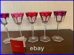 Lot de 3 verres Rohmer Harcourt cristal Baccarat (prix de 3)