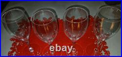 Lot de 4 verres à champagne cristal de Baccarat (prix des 4)