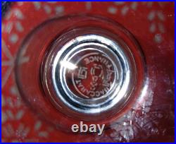 Lot de 4 verres à champagne cristal de Baccarat (prix des 4)