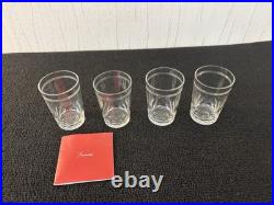 Lot de 4 verres à thé modèle Palerme en cristal de Baccarat (prix du lot) Lot de 4 verres à thé modèle Palerme en cristal de Baccarat (prix du lot)