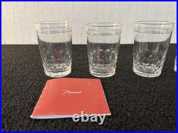 Lot de 4 verres à thé modèle Palerme en cristal de Baccarat (prix du lot) Lot de 4 verres à thé modèle Palerme en cristal de Baccarat (prix du lot)