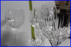 Lot de 4 verres à vin Baccarat Masséna en cristal 16 cm