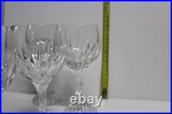Lot de 4 verres à vin Baccarat Masséna en cristal 16 cm
