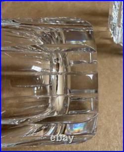 Lot de 6 Petits verres à Whisky ou Liqueur en Cristal de BACCARAT. Modèle Rotary