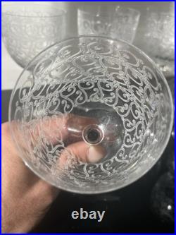 Lot de 6 Verres À Eau En Cristal Baccarat Modèle Rohan